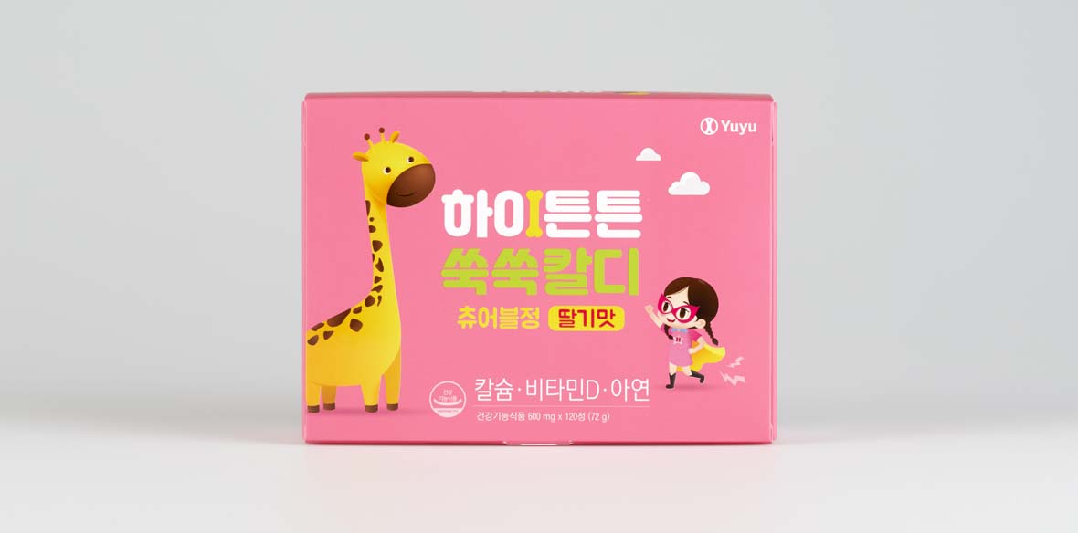 하이튼튼쑥쑥칼디츄어블정 딸기맛