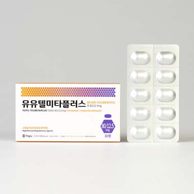 유유텔미타플러스정 80/12.5mg
