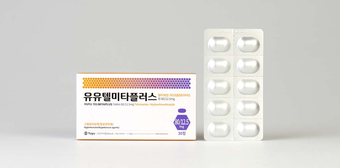유유텔미타플러스정 80/12.5mg